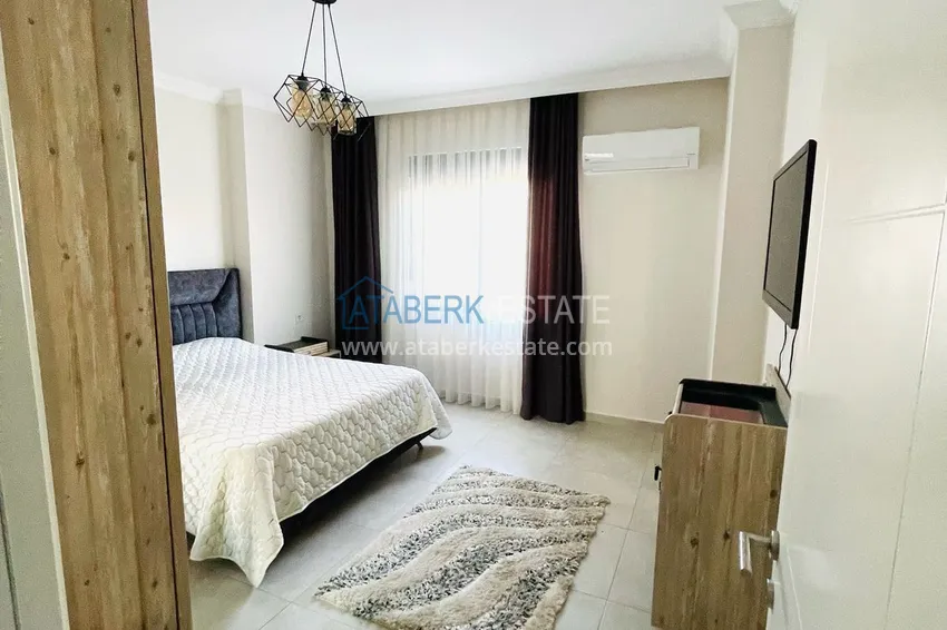 Purchase  Furnished one-bedroom apartment for rent in a prestigious residence — Oba district, Alanya B1 4 