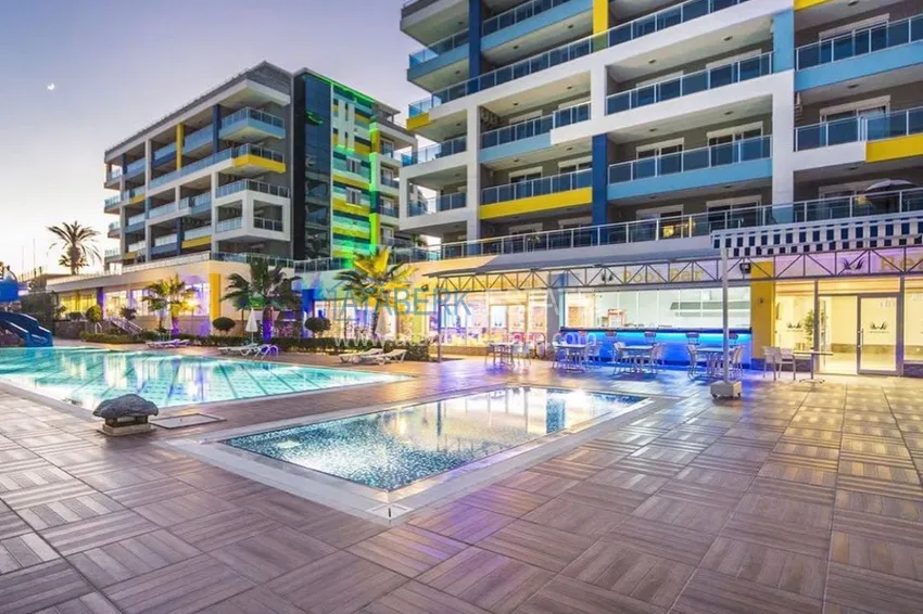 Furnished one-bedroom apartment for rent in Alanya, Kestel district - exclusive B19 complex 5 