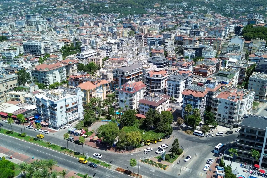 4+1 panoramic penthouse duplex in the center of Alanya — the first coastal one, suitable for citizenship 4