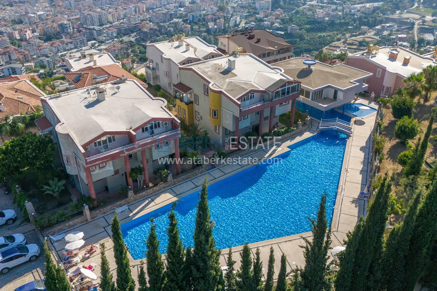 Luxury villa in Alanya — Bektash district. Panoramic view, stylish design, suitable for citizenship! 4