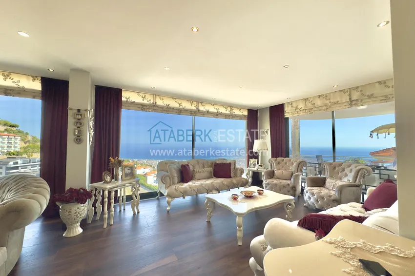 Purchase Luxury villa in Alanya — Bektash district. Panoramic view, stylish design, suitable for citizenship! 4