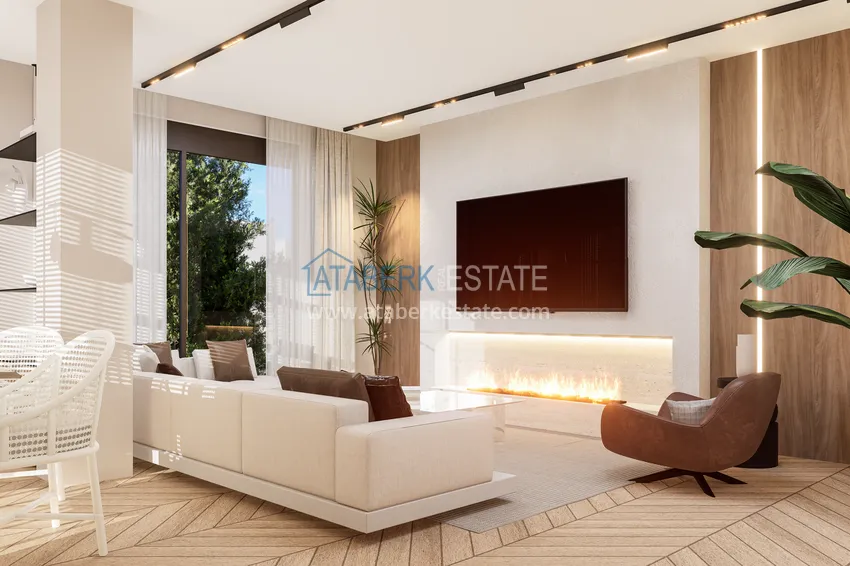 Purchase  Buy a house in Antalya - Lara, Guzeloba. Townhouse under construction. Citizenship Real Estate 6 