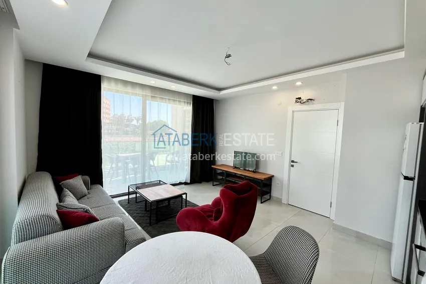 Purchase Turnkey 1+1 apartment with sea view in a complex on the beachfront — Mahmutlar, Alanya 5 