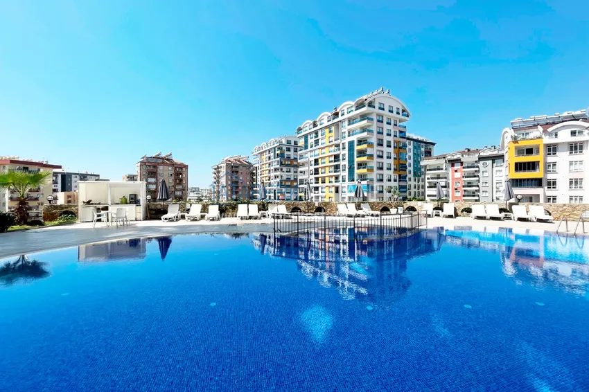 Apartment 2+1 with furniture and sea view, suitable for a residence permit — Tosmur, Alanya 5 