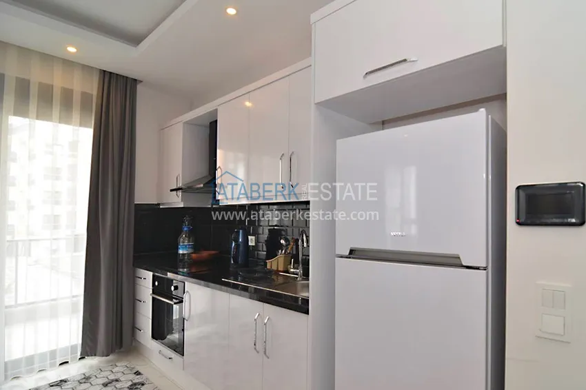 Purchase  One bedroom apartment with furniture in Alanya, Oba district 5 