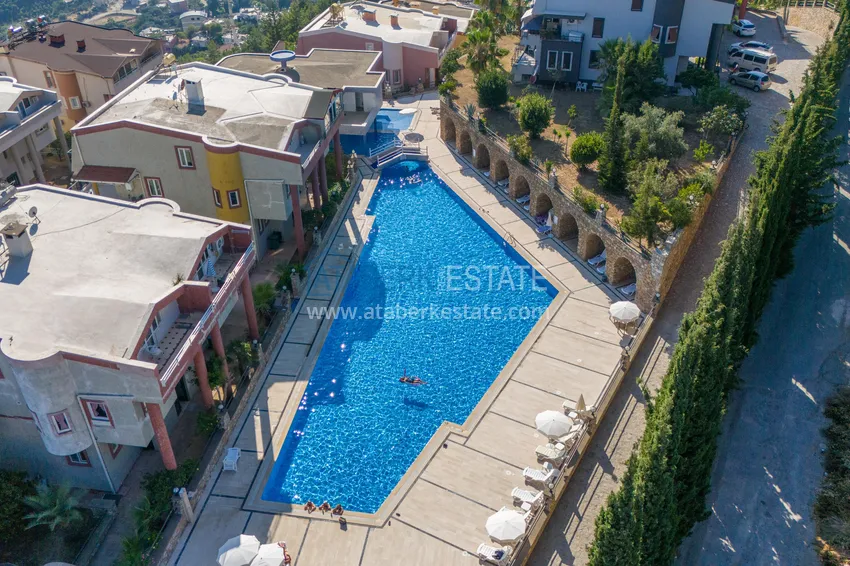 Luxury villa in Alanya — Bektash district. Panoramic view, stylish design, suitable for citizenship! 5