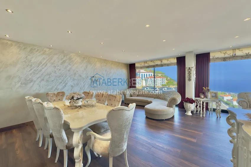 Purchase Luxury villa in Alanya — Bektash district. Panoramic view, stylish design, suitable for citizenship! 5