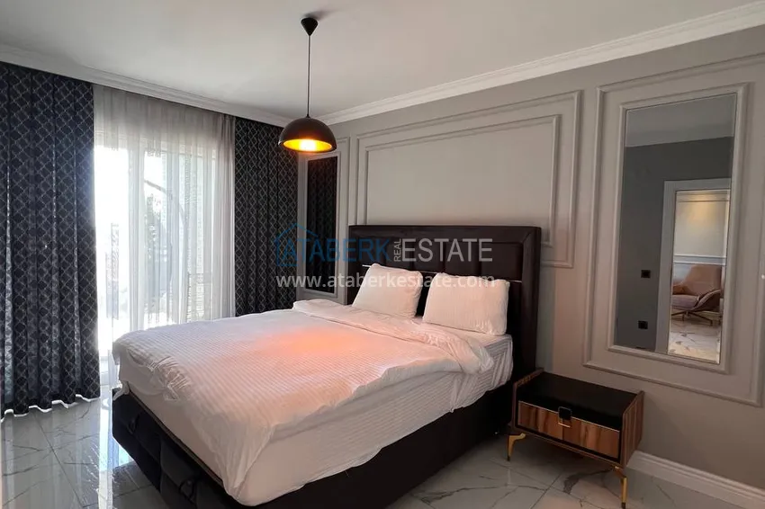 Purchase  1+1 apartment with furniture and sea view in Cikcilli area, Alanya 5 