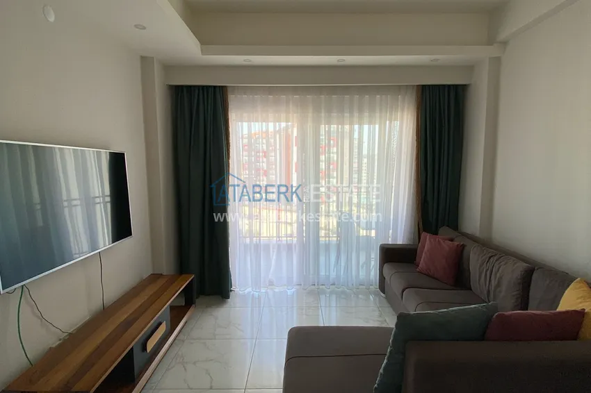 Purchase  1+1 furnished apartment for rent in a luxury residence near Incekum beach, Avsallar district — Alanya D43 5 