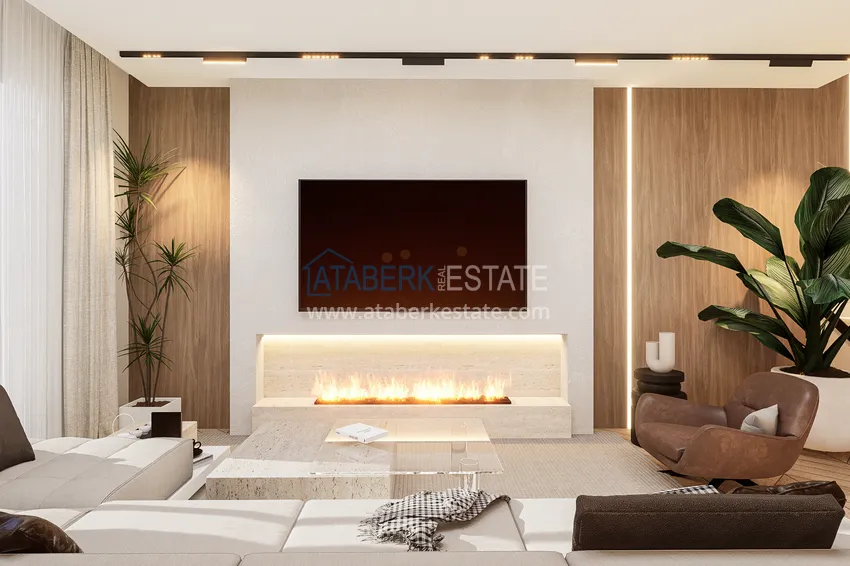 Purchase  Buy a house in Antalya - Lara, Guzeloba. Townhouse under construction. Citizenship Real Estate 7 