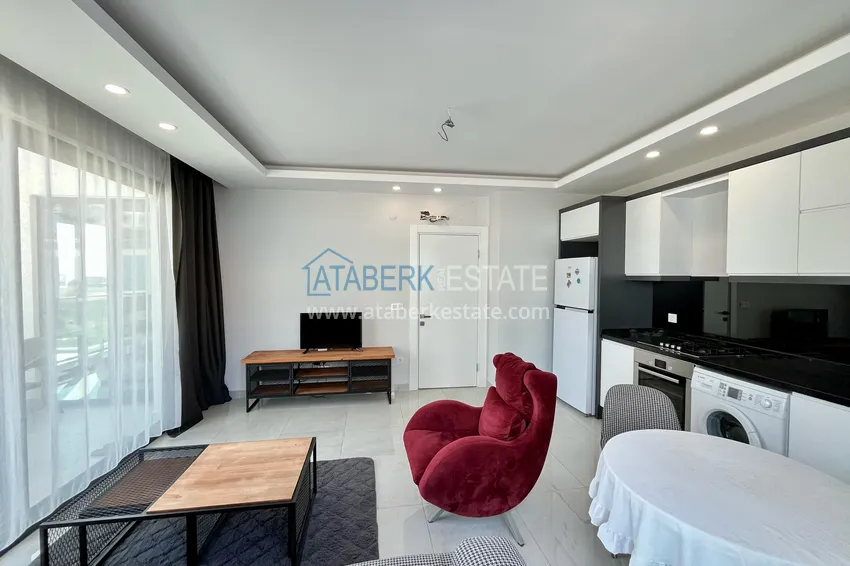 Purchase Turnkey 1+1 apartment with sea view in a complex on the beachfront — Mahmutlar, Alanya 6 