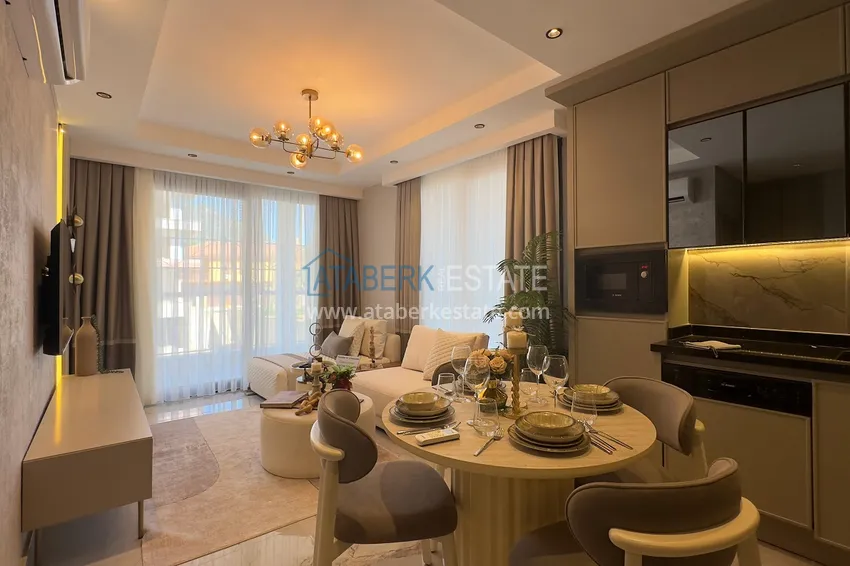 Purchase  New residence project at the excavation stage in the prestigious area of Alanya — Oba 6 