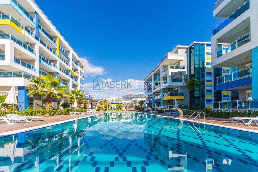 Furnished one-bedroom apartment for rent in Alanya, Kestel district - exclusive B19 complex 7 