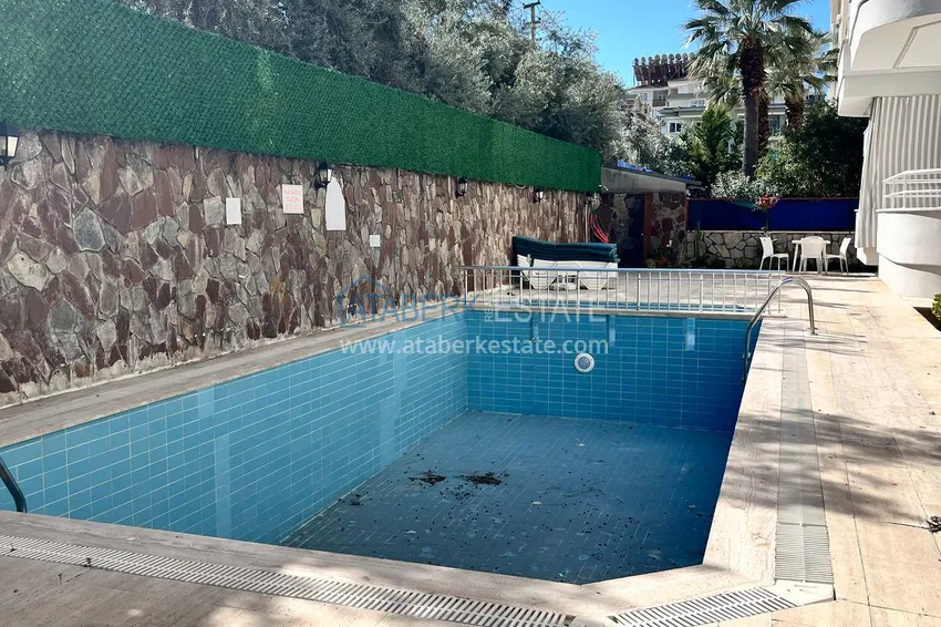 1+1 apartment of 72 m2 in the center of Alanya with new furniture and two balconies - Cleopatra beach area 6 