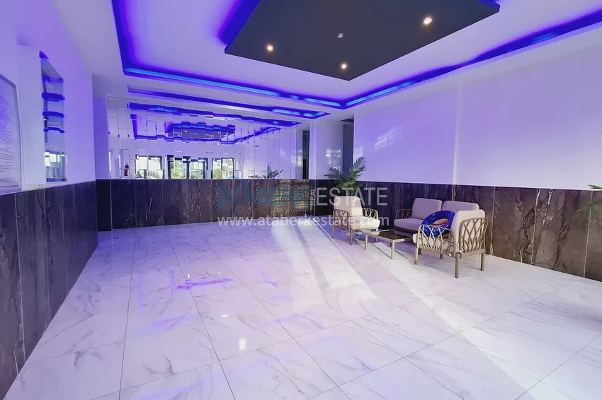 One bedroom apartment with furniture in a cozy complex — Kestel, Alanya 9