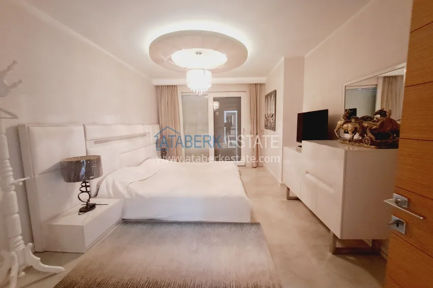 Purchase  Luxury view villa with furniture and private pool in a luxury complex - Kargicak, Alanya 8 