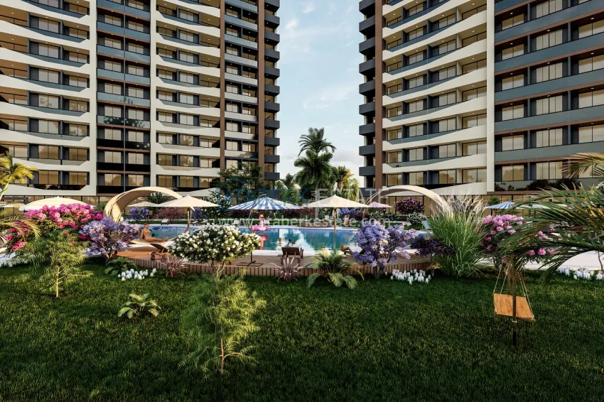 Elite residence under construction in Mersin, Tomyuk district 7