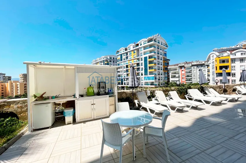 Apartment 2+1 with furniture and sea view, suitable for a residence permit — Tosmur, Alanya 7 