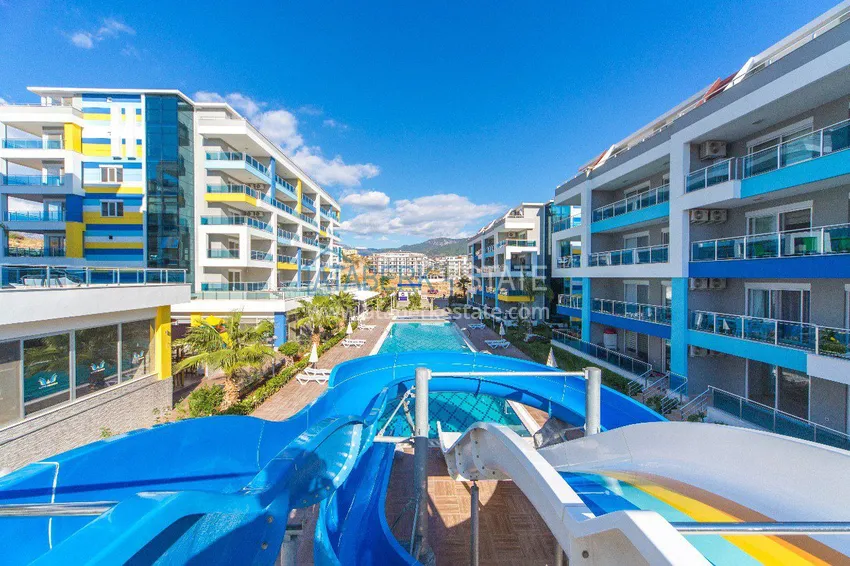 Furnished one-bedroom apartment for rent in Alanya, Kestel district - exclusive B19 complex 8 