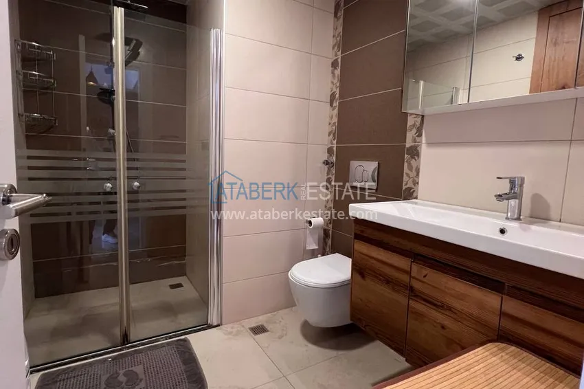 Purchase  1+1 apartment with furniture and sea view in Cikcilli area, Alanya 7 