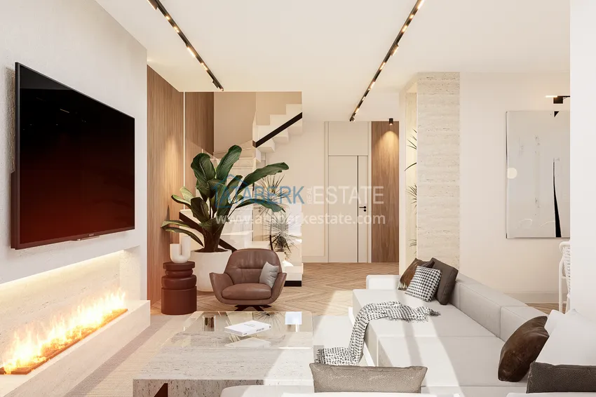 Purchase  Buy a house in Antalya - Lara, Guzeloba. Townhouse under construction. Citizenship Real Estate 9 