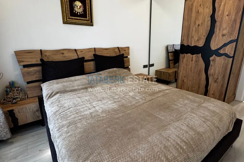 Purchase 1+1 apartment with furniture and a glazed balcony in a comfortable complex — Mahmutlar, Alanya 8 