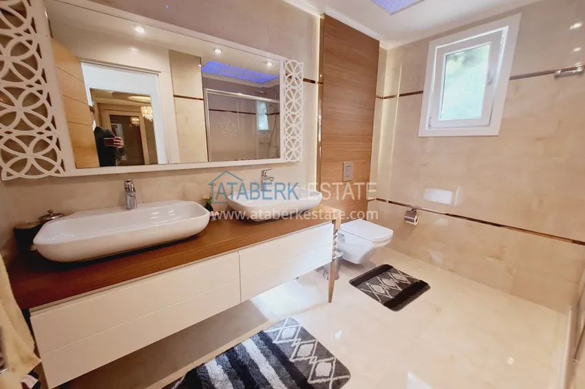 Purchase  Luxury view villa with furniture and private pool in a luxury complex - Kargicak, Alanya 9 