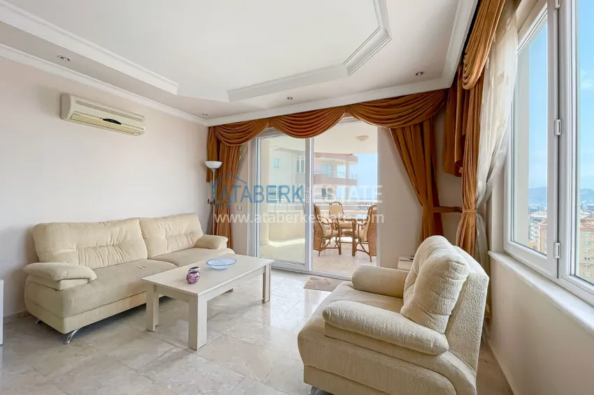 Purchase Apartment 2+1 with furniture and sea view, suitable for a residence permit — Tosmur, Alanya 8 