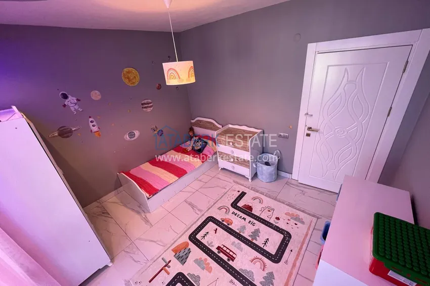 Purchase Panoramic linear apartment with furniture in Mersin — Davultepe, just 250 meters from the sea 10 