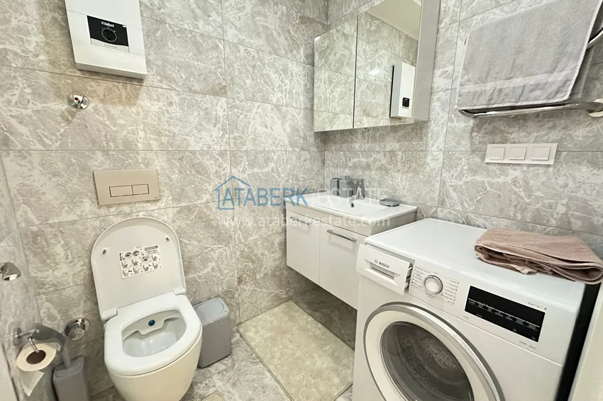 Purchase One bedroom apartment with furniture in a cozy complex — Kestel, Alanya 8