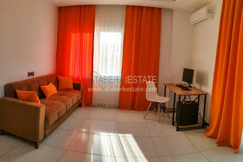 Purchase  1+1 furnished apartment from the owner in Mahmutlar, Alanya 1 