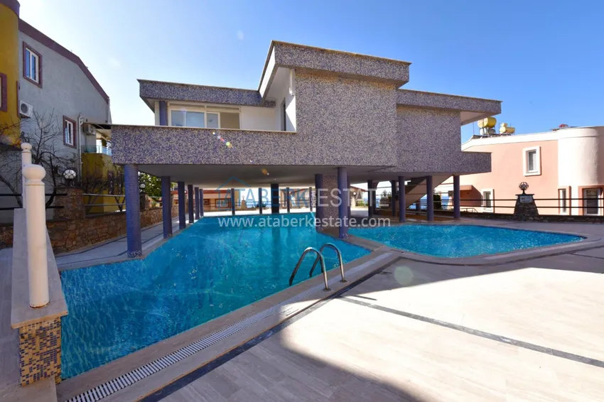 Luxury villa in Alanya — Bektash district. Panoramic view, stylish design, suitable for citizenship! 8