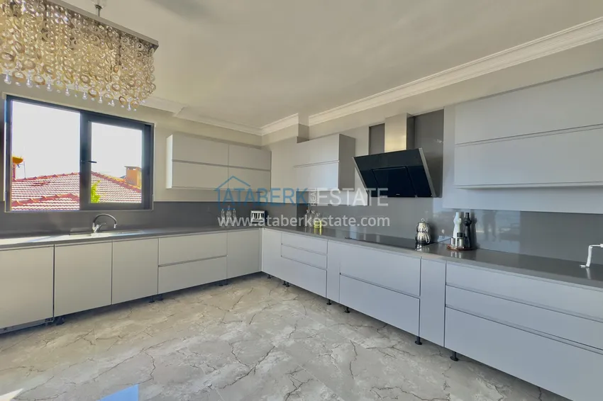 Purchase Luxury villa in Alanya — Bektash district. Panoramic view, stylish design, suitable for citizenship! 8
