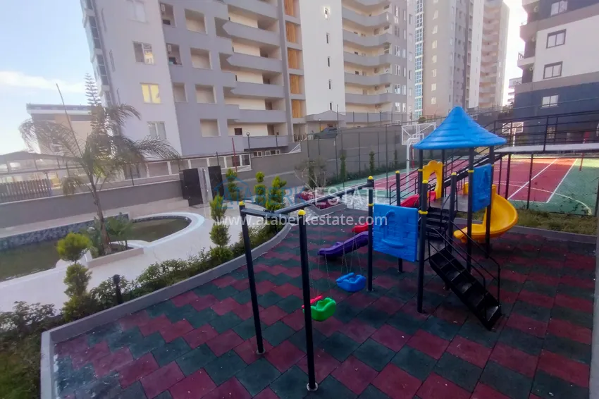 1+1 apartment for rent with new furniture in Payallar, Alanya A26 9 