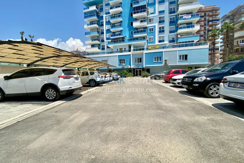 Turnkey 1+1 apartment with sea view in a complex on the beachfront — Mahmutlar, Alanya 9 