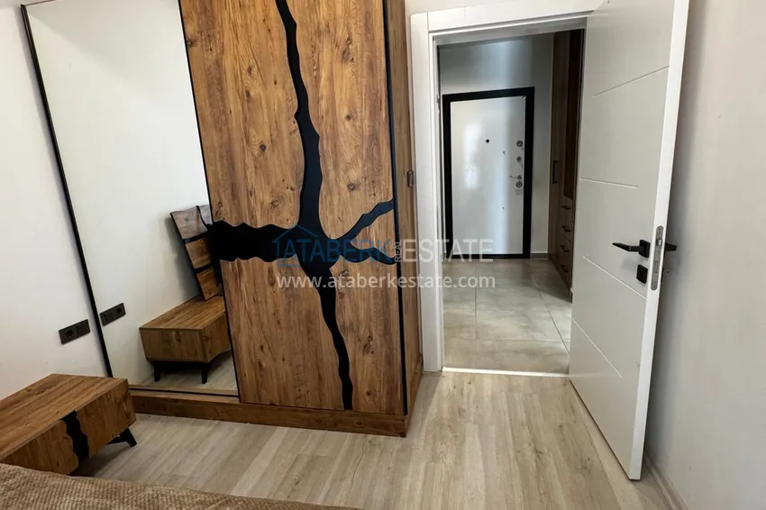 Purchase 1+1 apartment with furniture and a glazed balcony in a comfortable complex — Mahmutlar, Alanya 9 