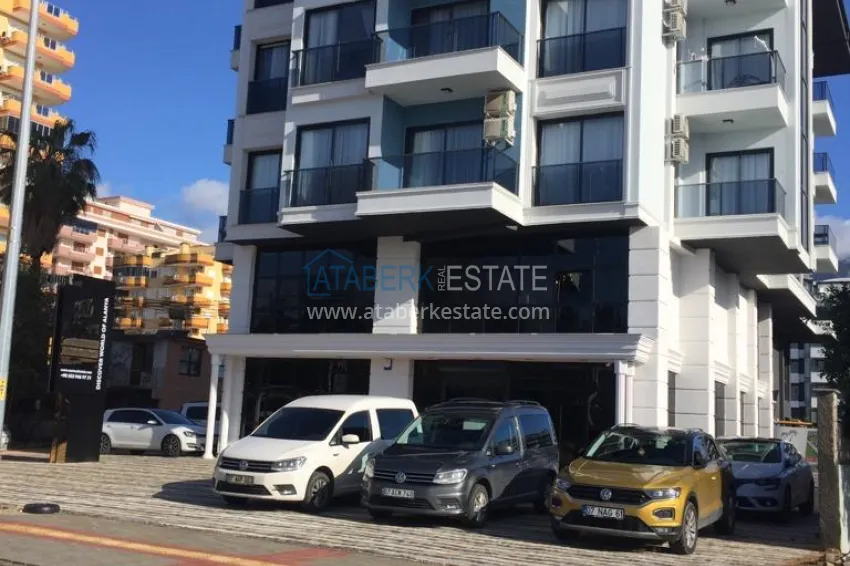 One bedroom apartment with furniture and sea view at a bargain price — Kargicak, Alanya 9 