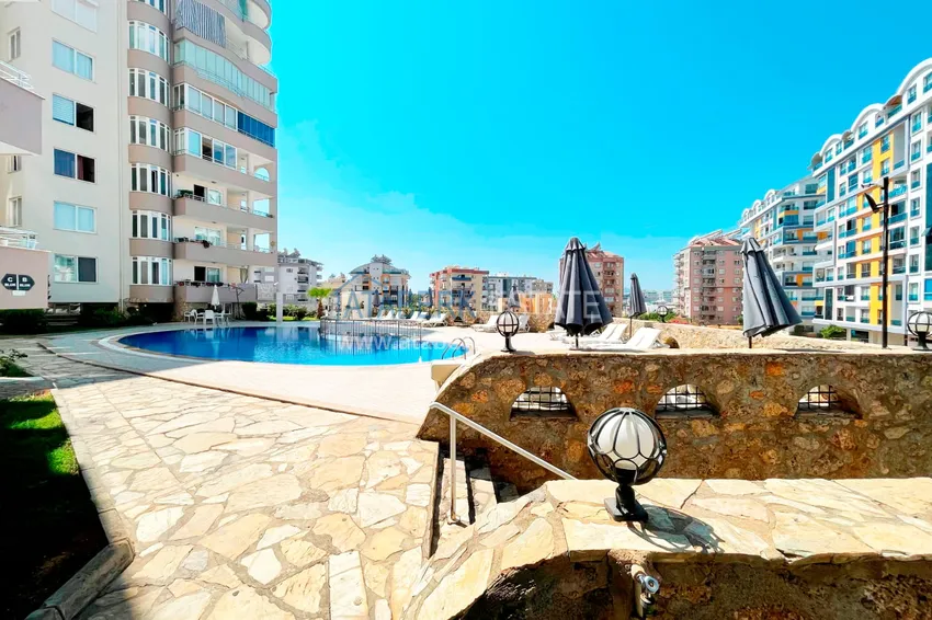 Apartment 2+1 with furniture and sea view, suitable for a residence permit — Tosmur, Alanya 9 