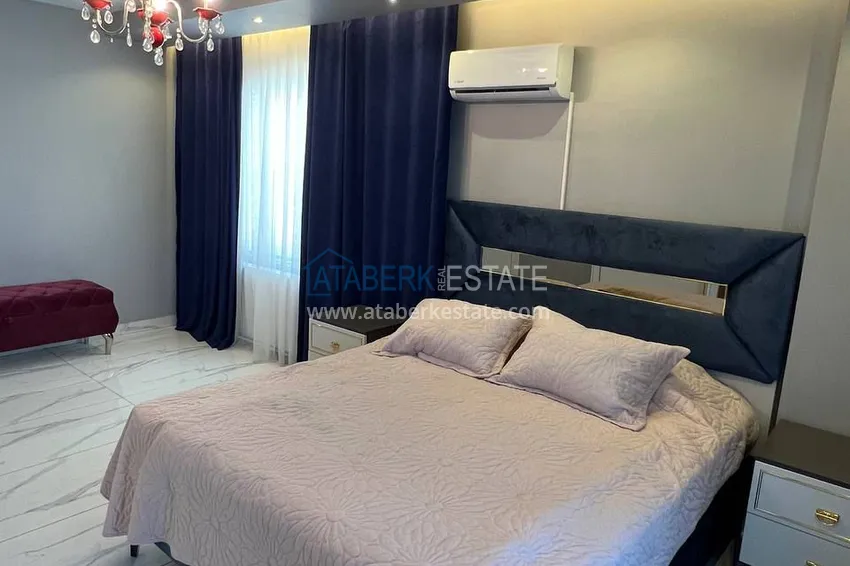 Purchase Panoramic linear apartment with furniture in Mersin — Davultepe, just 250 meters from the sea 11 