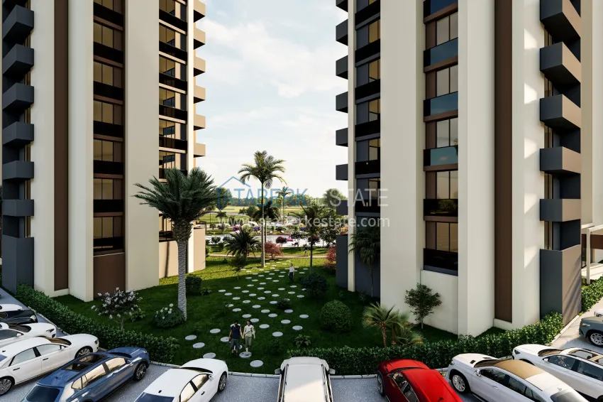 Elite residence under construction in Mersin, Tomyuk district 9