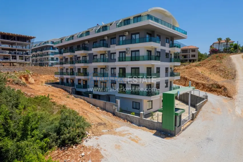 2+1 duplex penthouse with new furniture and mountain views in Oba, Alanya 9