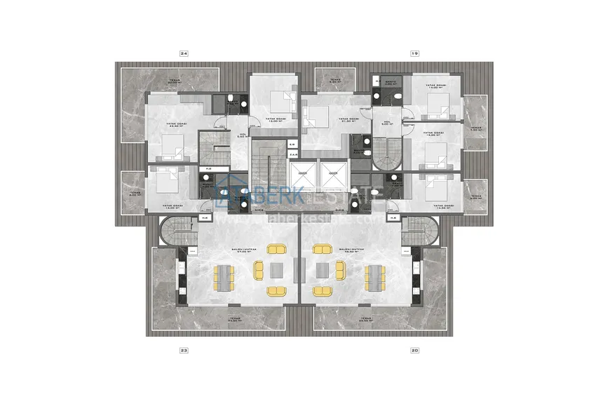 Buy cheap Apartments from the developer - a new residential complex in Kargicak, Alanya 1 