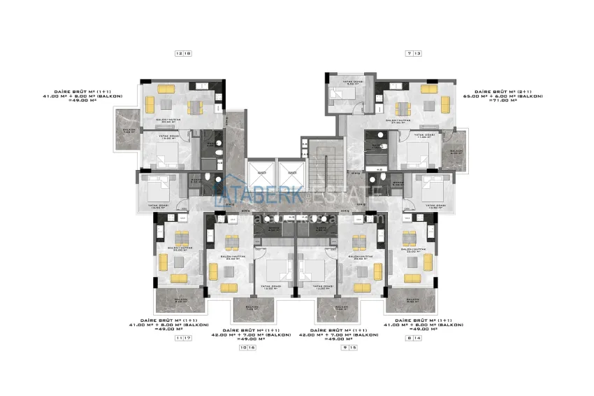 Buy cheap Finely finished one-bedroom apartment in a comfort-class residence — Kargicak district, Alanya 1 