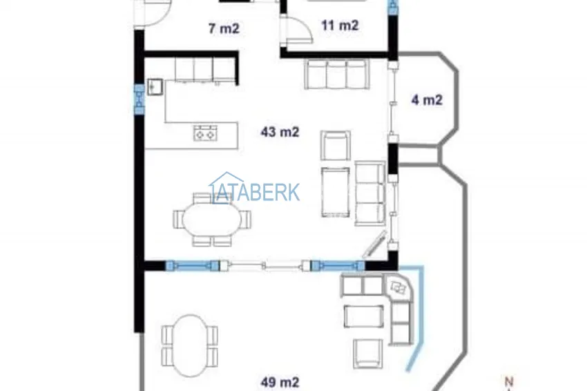 Buy cheap Luxury 4+1 duplex with panoramic sea views — Konakli, Alanya 2 