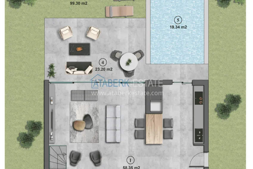 Buy cheap Luxury villas in Konakli — comfort all year round surrounded by nature and sea 4 