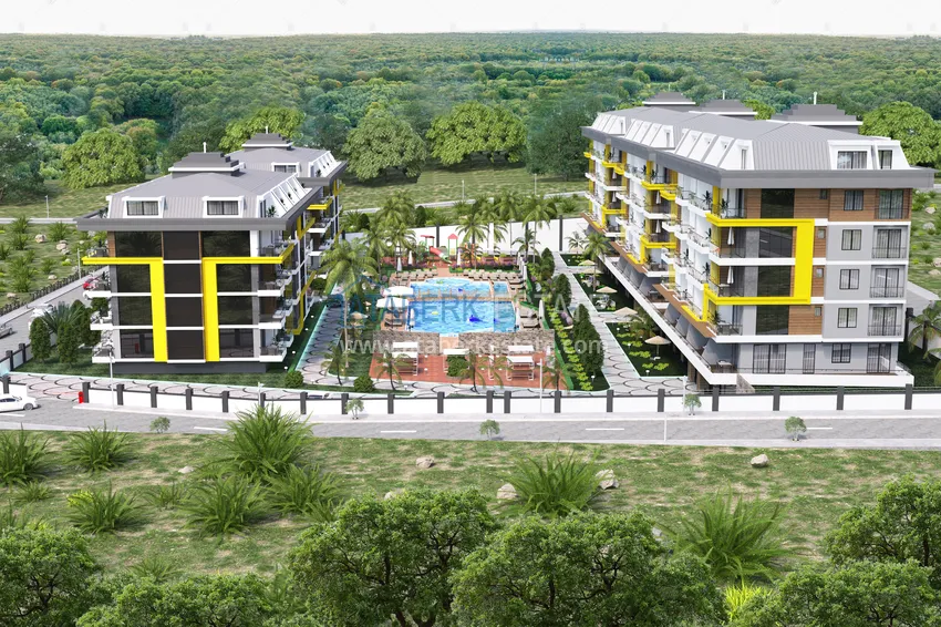 Garden duplex 4+1 - primary property in the prestigious area of Kestel 3 