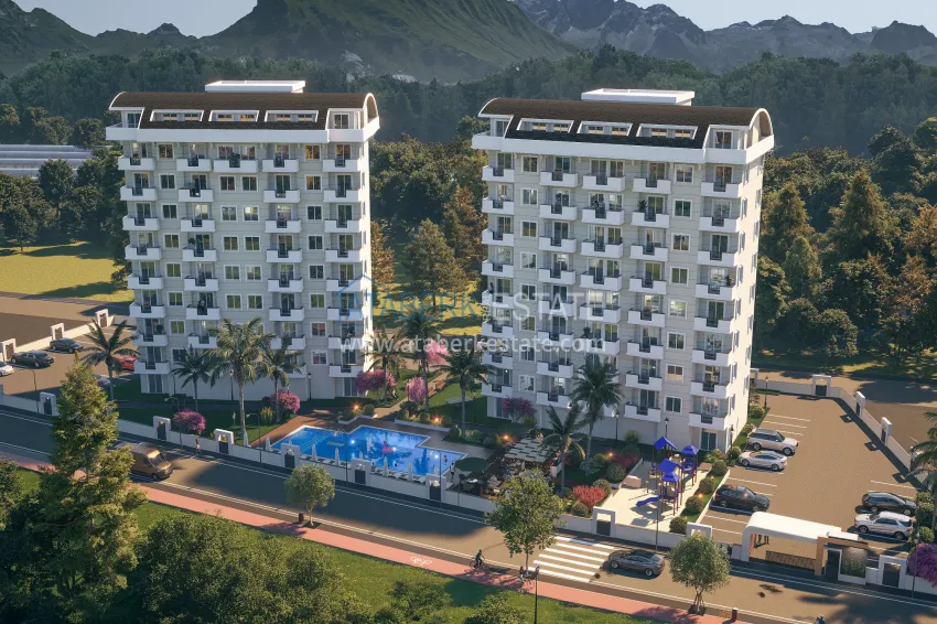 Investment project with guaranteed rent in Payallar, Alanya — apartments with the possibility of obtaining a residence permit and citizenship 1 