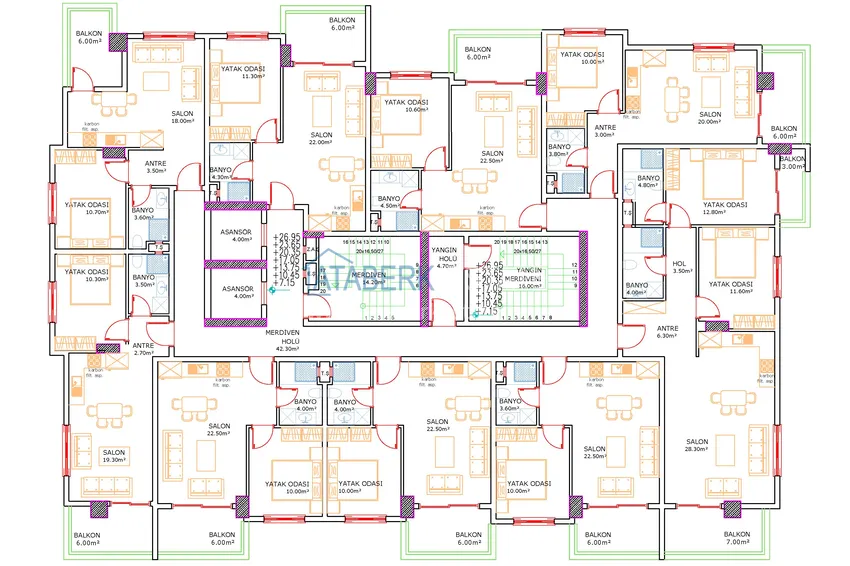 Buy cheap Cozy 1+1 apartment in the center of Mahmutlar, just 550 meters from the sea 1 