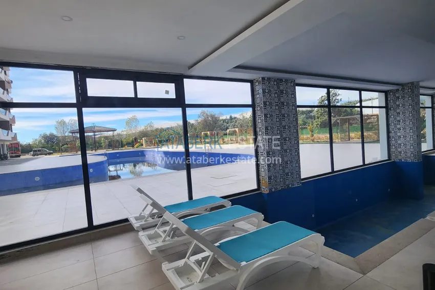 Newly furnished studio in a premium complex with a private beach — Mahmutlar district, Alanya 10 