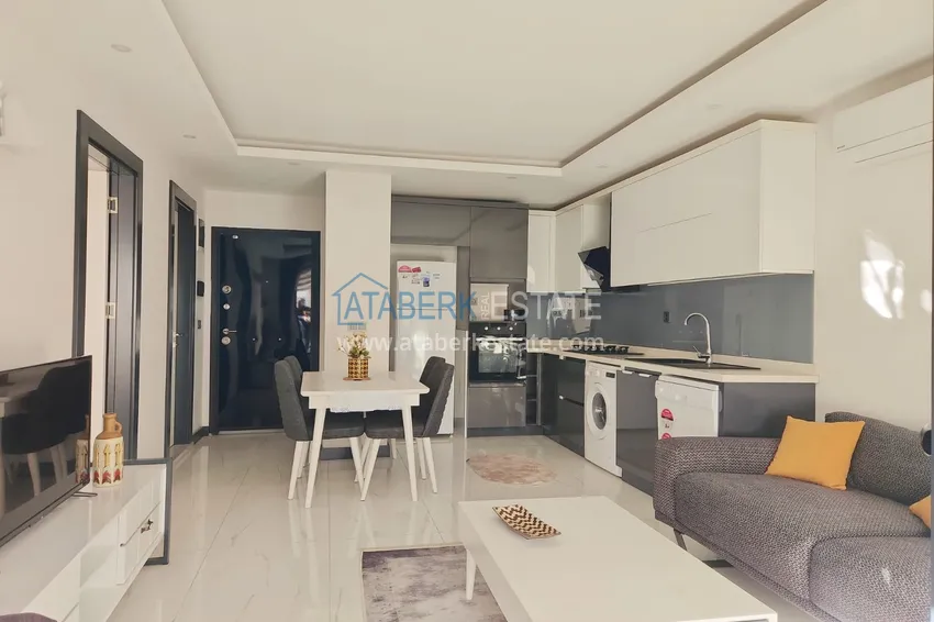 Purchase  Cozy one bedroom apartment with furniture in a boutique complex — Alanya city center 11 